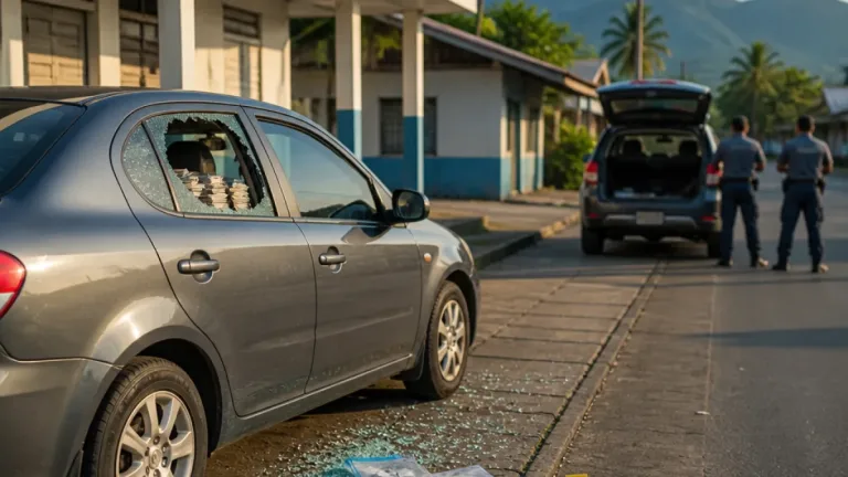 Polres Morowali paparkan kronologi pencurian Rp300 juta modus pecah kaca mobil