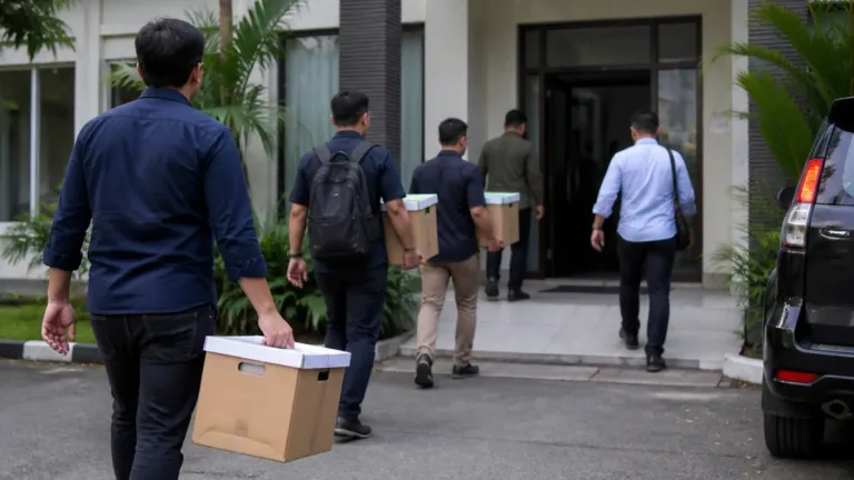 KPK geledah Kantor Dinas Lingkungan Hidup Klaten terkait perkara bupati nonaktif
