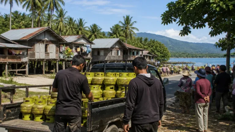 Polres Parigi Moutong tangkap dua pelaku penjualan gelap tabung LPG 3 kg di Bolano
