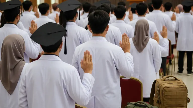 Untad melantik 15 dokter baru, didorong mengabdi di wilayah terpencil