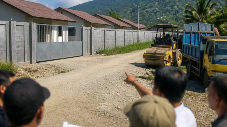 Wabup Poso bahas pengaspalan dan akses jalan di Rutan Kelas IIB Poso