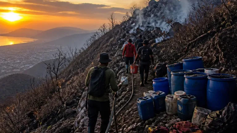 Tim SAR gabungan berhasil capai titik api dan padamkan kebakaran di puncak Gunung Ranindi